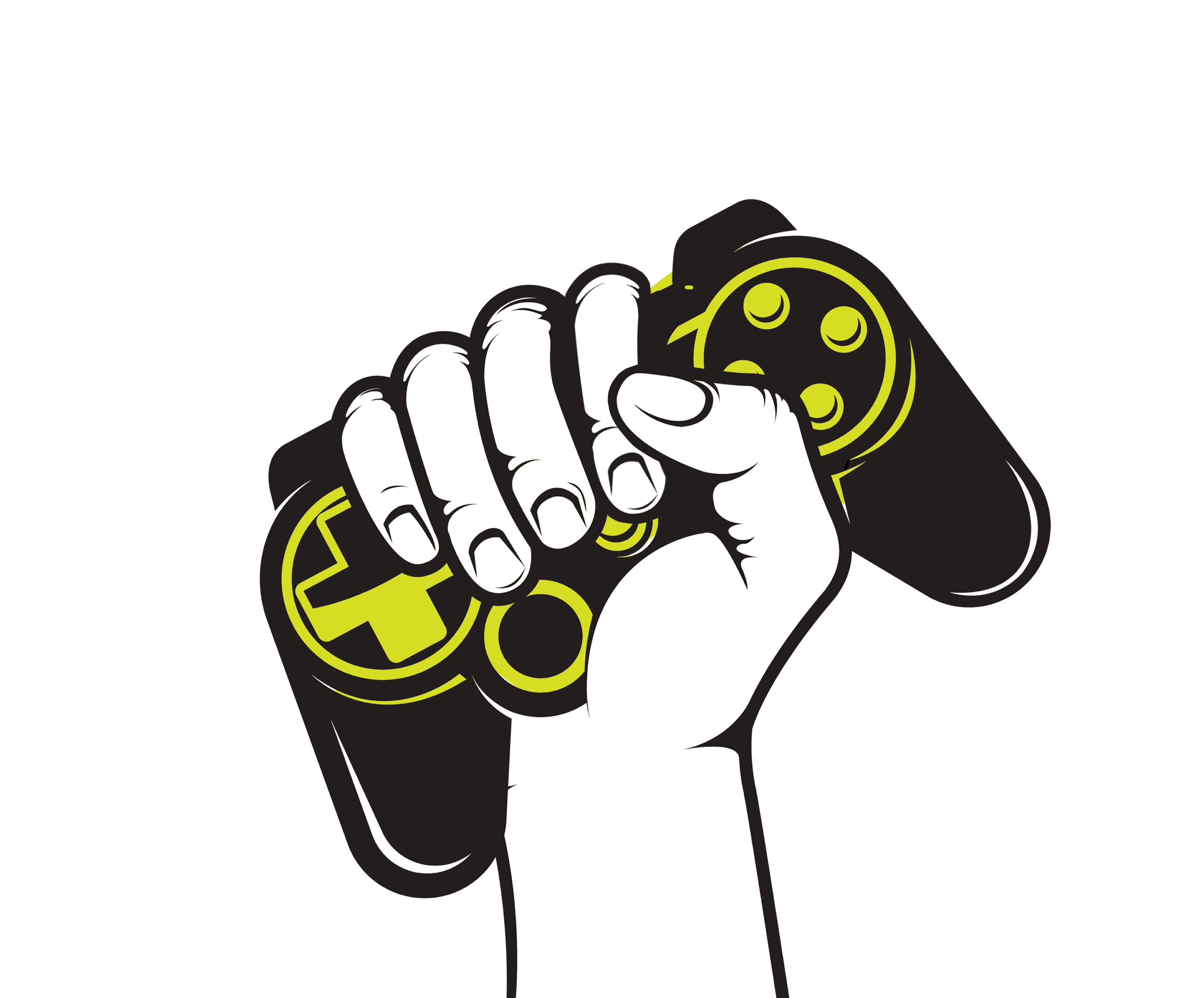 Gaming Controller in Hand